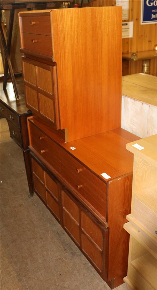 2 modern cabinets